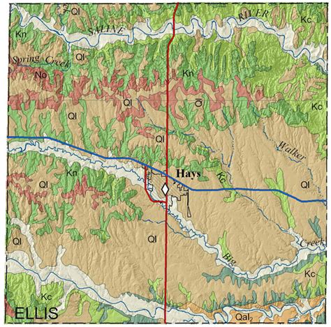 KGS--Geologic Map--Ellis