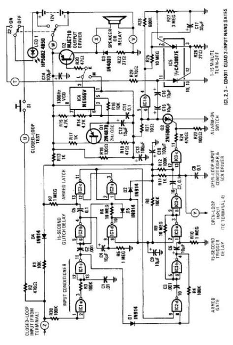 Simple House Alarm circuit - Alarm_Control - Control_Circuit - Circuit ...