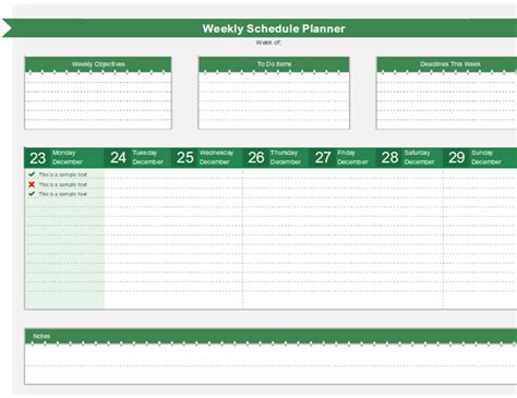 Weekly Schedule Template Excel With Hours - prntbl ...