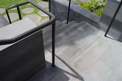 Basalt stairwell - Pono Stone | Glass Tiles | Natural Stone | Flooring ...