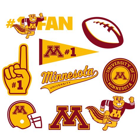 University of Minnesota SVG and Pdf File Cutouts Files Logo Silhouette ...