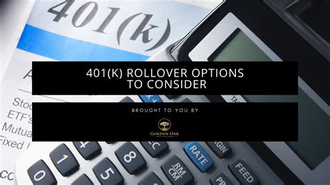 401(K) Rollover Options to Consider