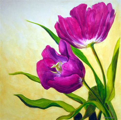 eleletsitz: Tulip Acrylic Painting Images