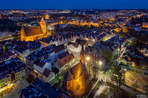 Olsztyn at night | photography, photo gallery