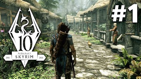 SKYRIM ANNIVERSARY EDITION Gameplay Walkthrough Part 1 - INTRO (Xbox ...