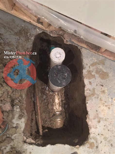 Backwater Valve With Downstream Clean-out In Toronto Basement - Mister ...