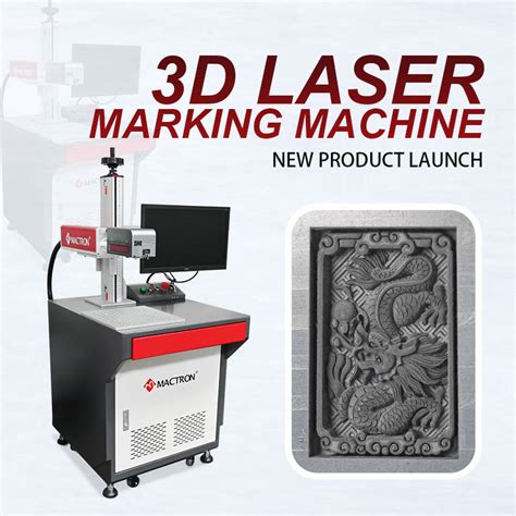 Deep Engraving Metal Fiber Laser Marking Machine 3D Laser Engraving ...