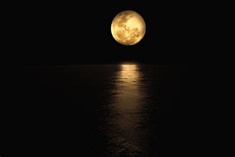 Moonlight Reflection Wallpaper, HD Nature 4K Wallpapers, Images and ...