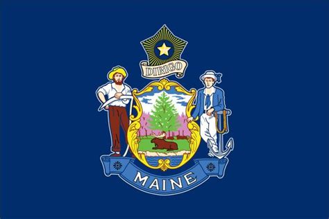 Maine State Flag - HigherUSA