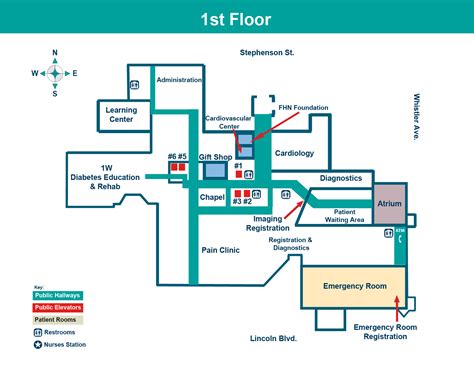 Peter Lougheed Hospital Map Layout