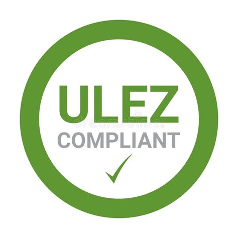 ULEZ Ultra Low Emission Zone Compliant Sign in United Kingdom Stock ...