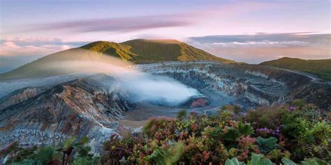 Costa Rica Volcanoes Map