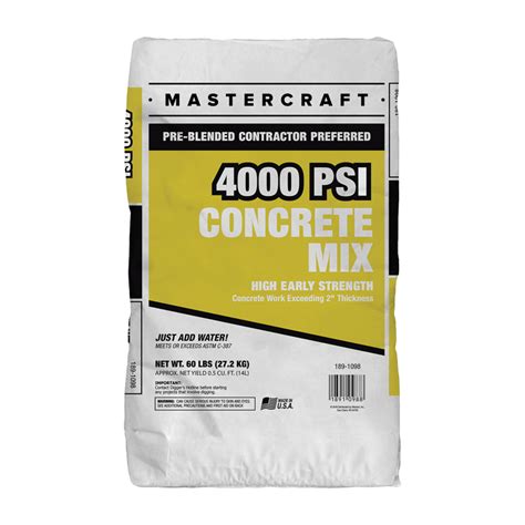 MM Concrete | 4000 PSI Concrete Mix