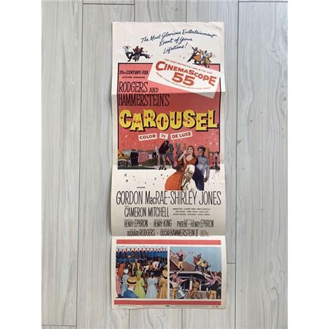 Carousel original 1956 vintage movie poster