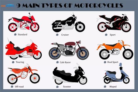 9 most common types of motorcycles you shuold know