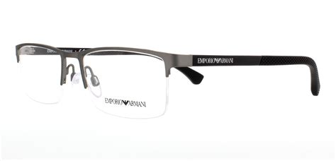 EMPORIO ARMANI Eyeglasses EA 1041 3130 Gunmetal Rubber 53MM - Walmart ...