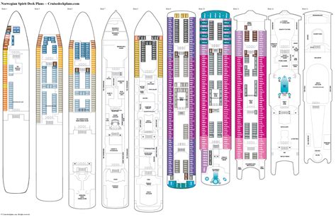 Norwegian Spirit Deck Plans, Diagrams, Pictures, Video