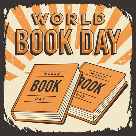 World Book Day Poster 931917 Vector Art at Vecteezy