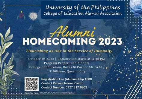 UP College of Education Alumni Homecoming 2023 – College of Education