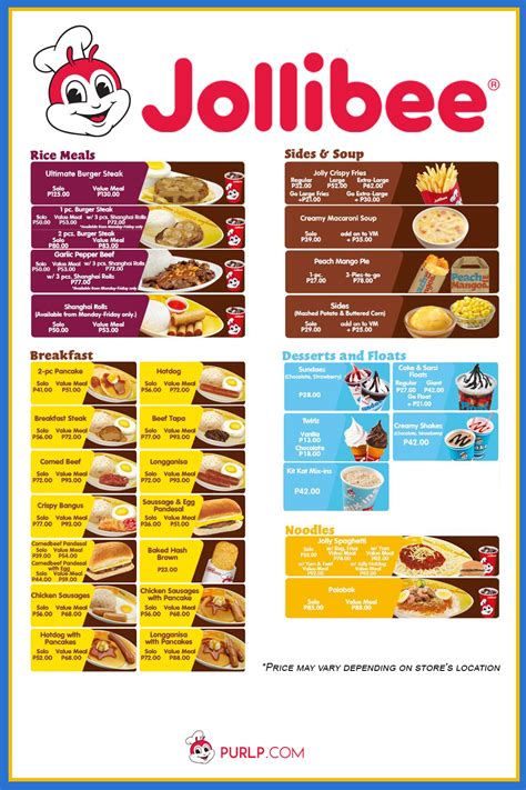 The Best Jollibee Menu to Buy with Prices - June, 2024