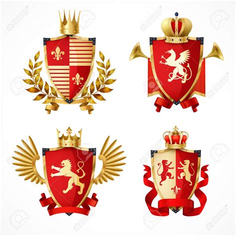 coat of arms symbols - Google Search | Coat of arms, Vintage ribbon ...