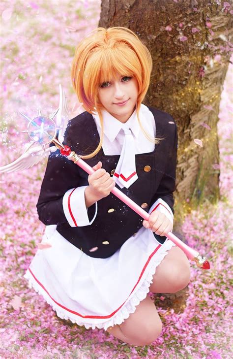 CardCaptor Sakura Cosplay, Junior High School Uniform with New Stick by ...