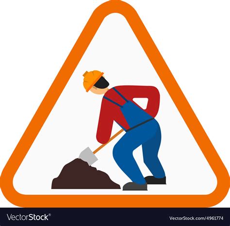 Work in progress sign board Royalty Free Vector Image