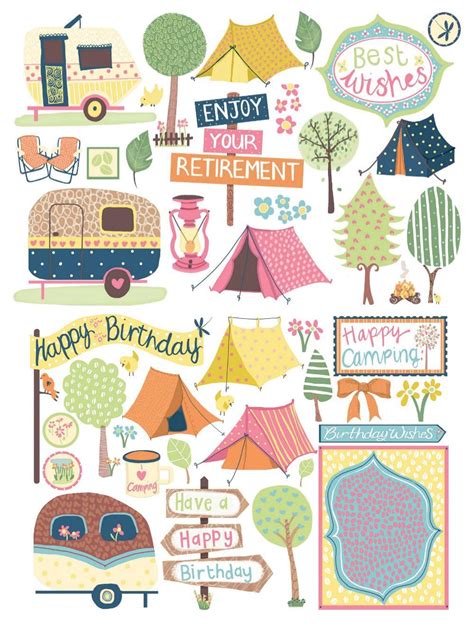 free printable stickers for summer use them for decorating or as an a ...