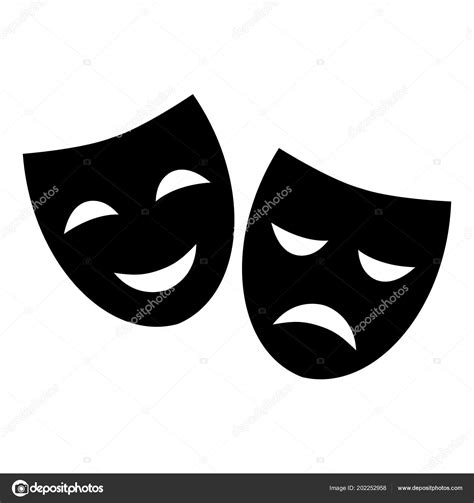 Theater Mask Vector Illustration — Stock Vector © Warmworld #202252958