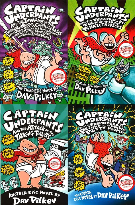 Captain Underpants 10 Book Set - Big Bad Wolf Books Sdn. Bhd.