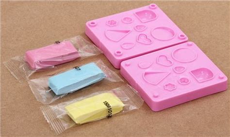 cute DIY eraser making kit to make yourself cakes erasers - modeS4u