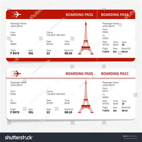 885 Paris Plane Ticket Images, Stock Photos & Vectors | Shutterstock