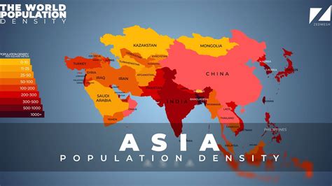 Population Map Of Asia