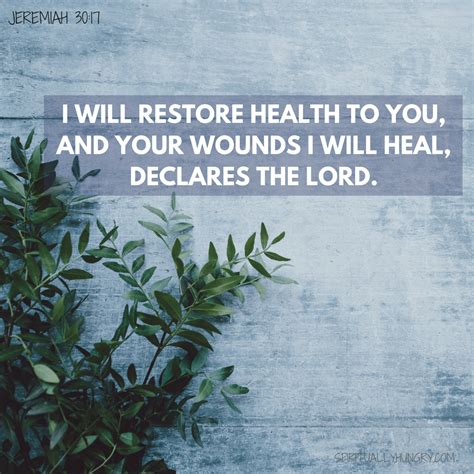 20 Bible Verses For Healing With Graphics - Spiritually Hungry