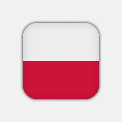 Poland flag, official colors. Vector illustration. 10942225 Vector Art ...