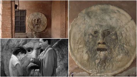 The Mouth of Truth is an enormous Roman marble disk and according to a ...