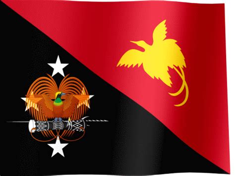 Papua New Guinea Flag GIF | All Waving Flags