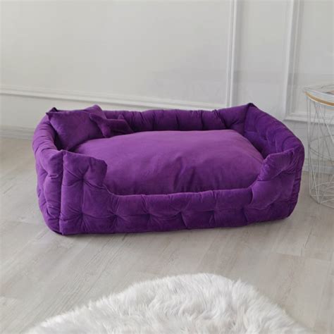 Purple Dog Bed - Etsy