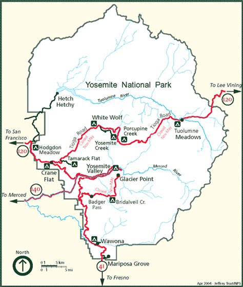 Auto Touring - Yosemite National Park (U.S. National Park Service)