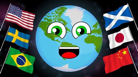 All the Countries of the World with Flags | Countries Of The World Song ...