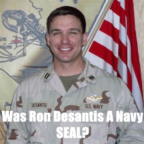 Was Ron DeSantis A Navy SEAL? (No, But He Did Serve In The Military)