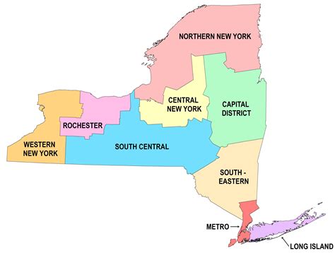 New York State Map - Map Of The United States