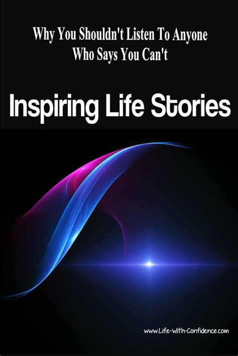 Inspirational People and their Inspirational Stories