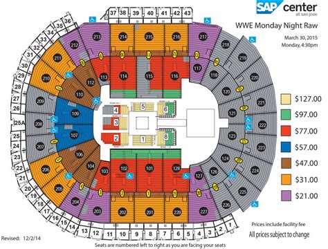 Hp pavilion seating chart sharks 3d - apores