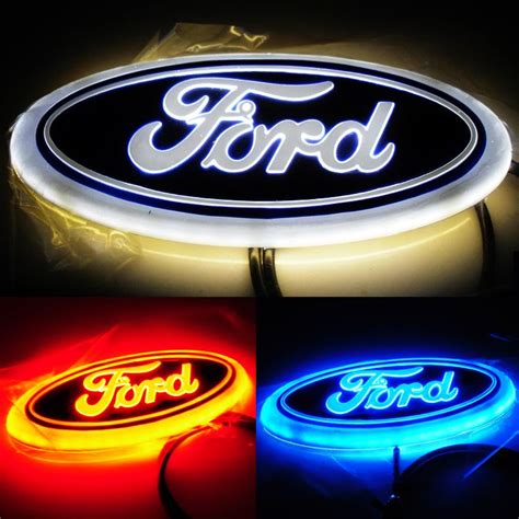 2020 LED 4D Car Logo Light 14.5cm*5.6cm Car Logo Auto Sticker Badge ...