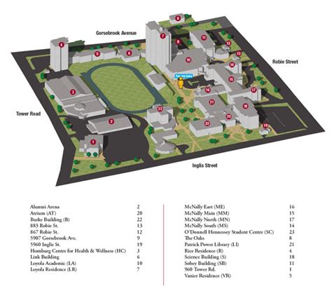 Saint Mary's University Campus Map on Behance