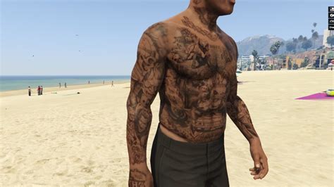 Franklin Body tattoo for Franklin 1.2 – GTA 5 mod