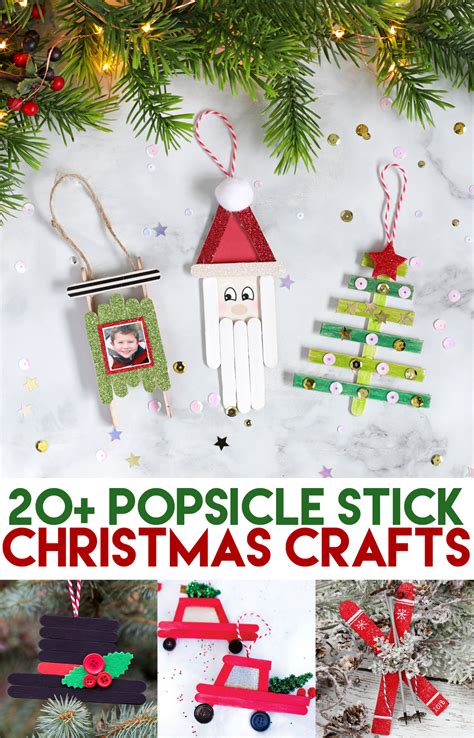 Popsicle Stick Christmas Crafts