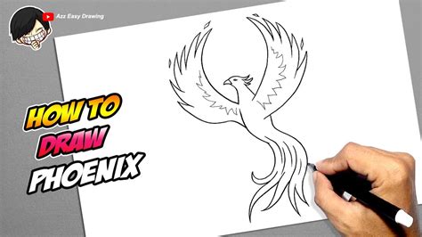 How to draw Phoenix Easy - YouTube