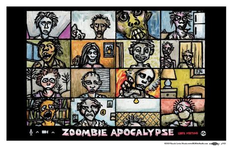 Zoombie Apocalypse (Poster) – Ricardo Levins Morales Art Studio Store